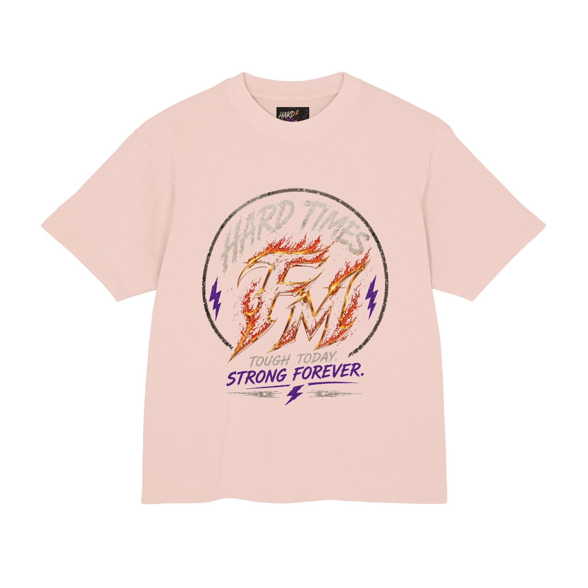 Hard Times Flame Logo Tee — Vintage Rock Graphic T-Shirt