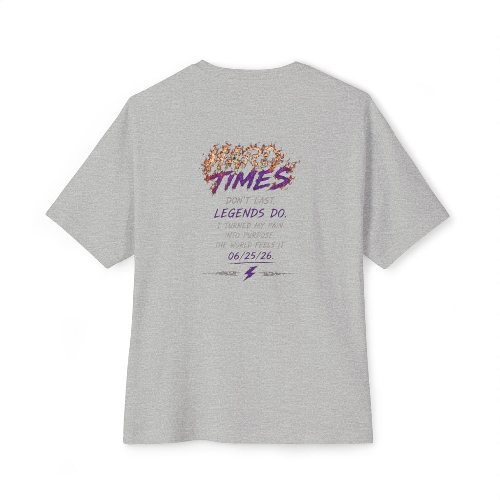 Hard Times Oversized Graphic Tee — T-Shirt