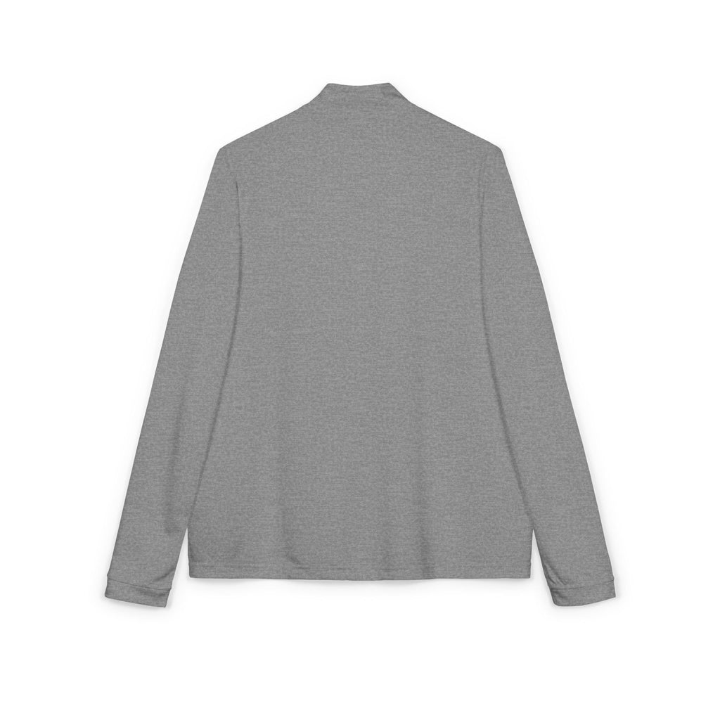 Embroidered 'Hard Times' Quarter-Zip Pullover