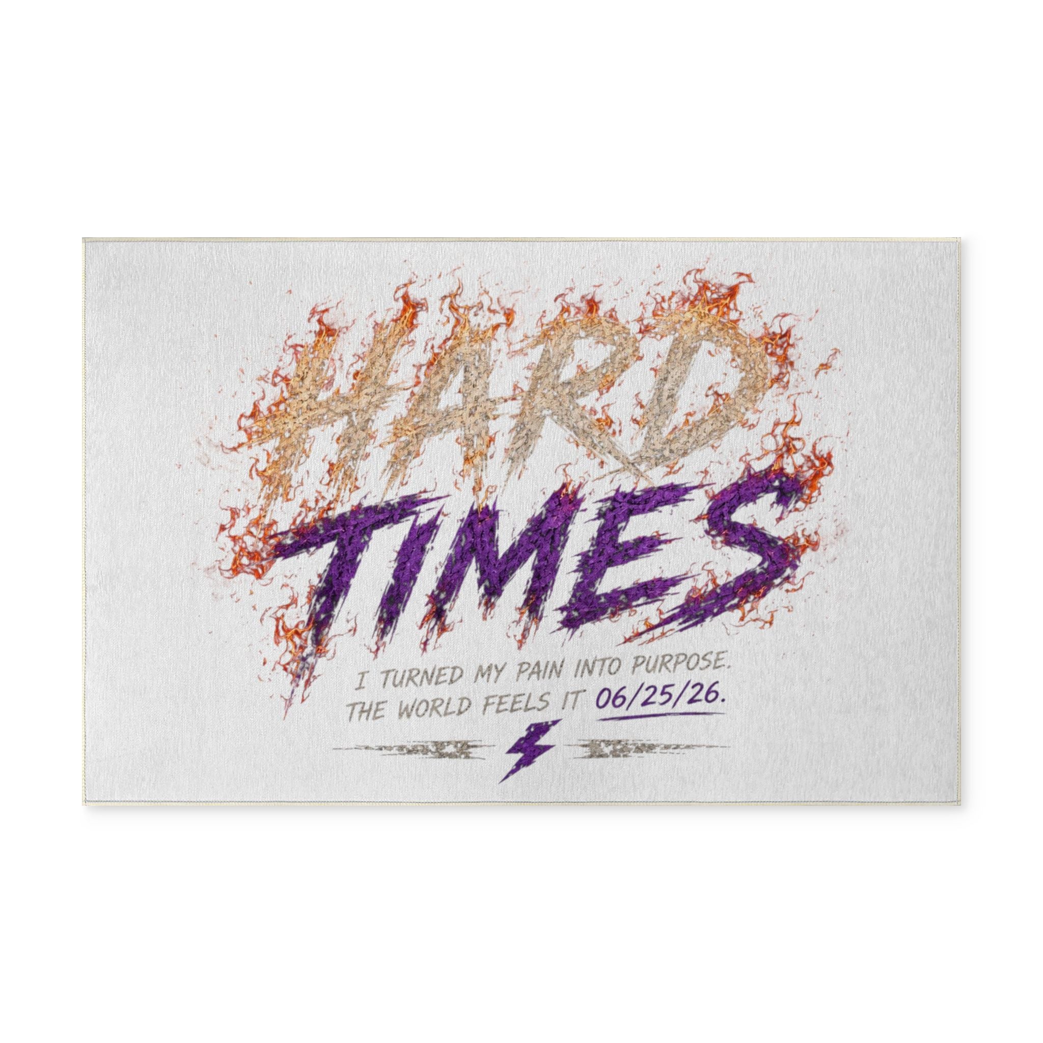 Hard Times Washable Rug
