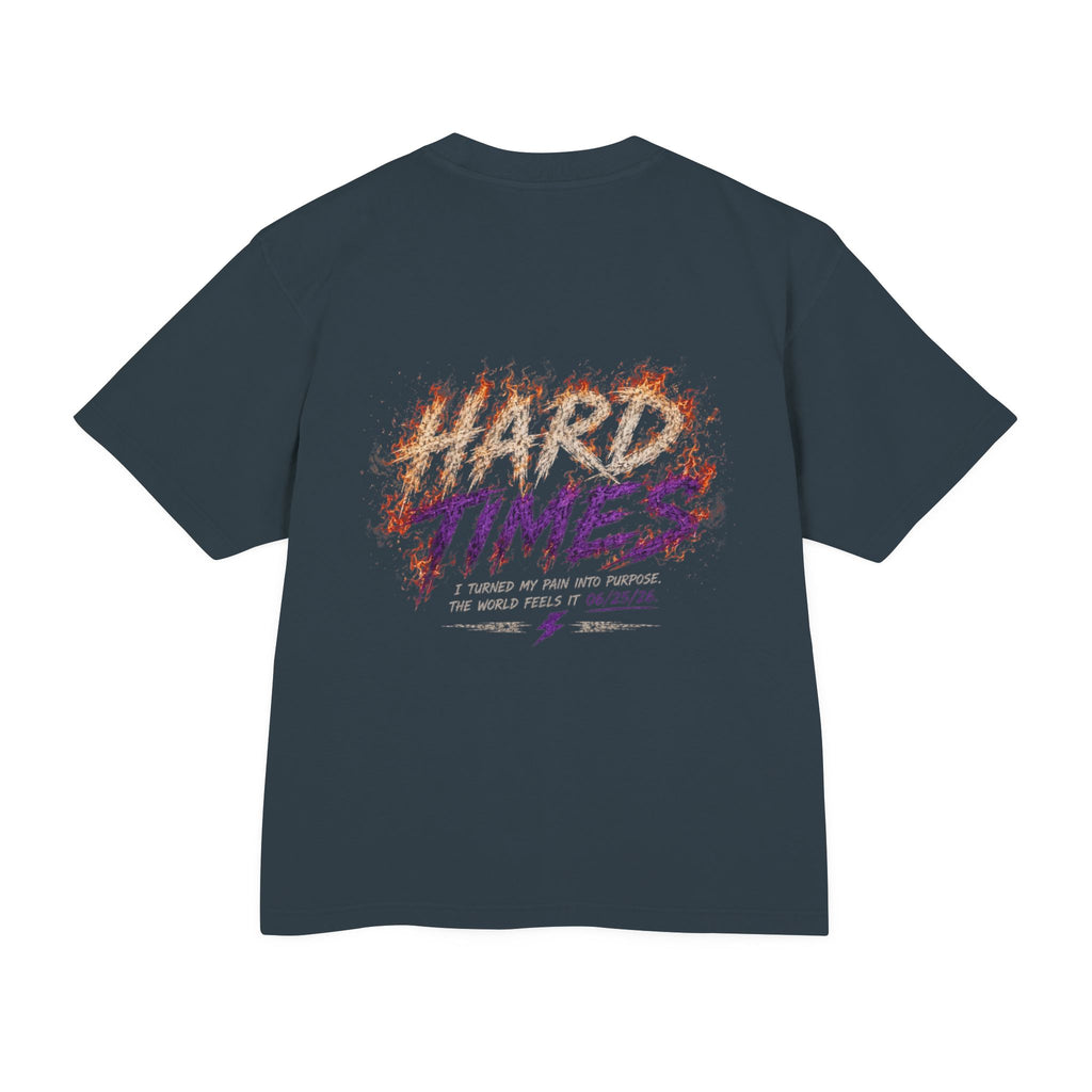 Hard Times Flame Logo Tee — Vintage Rock Graphic T-Shirt
