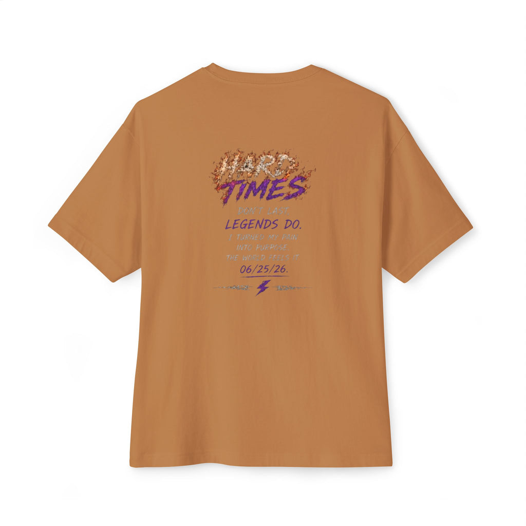 Hard Times Oversized Graphic Tee — T-Shirt