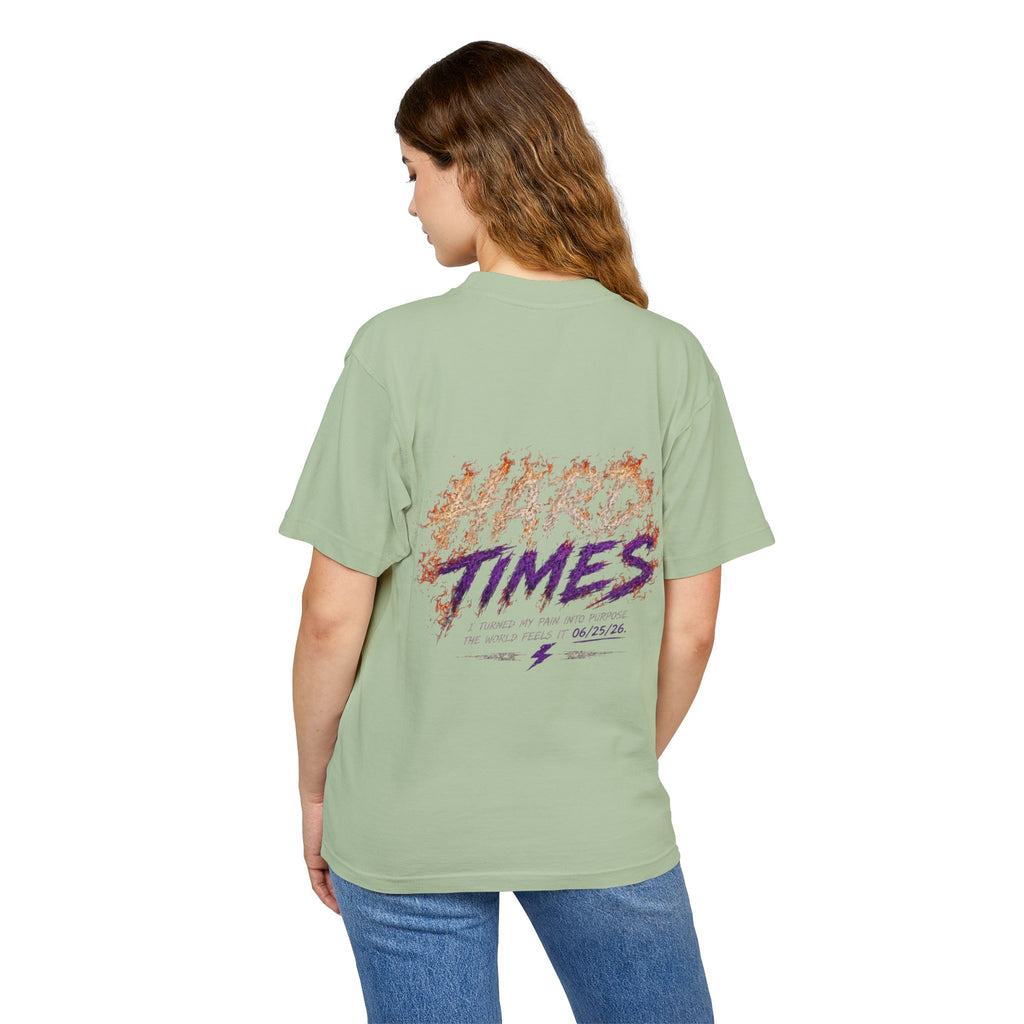 Hard Times Flame Logo Tee — Vintage Rock Graphic T-Shirt