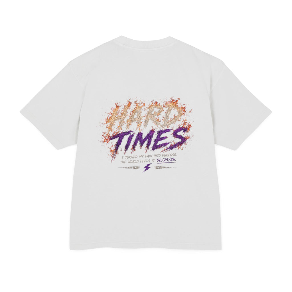 Hard Times Flame Logo Tee — Vintage Rock Graphic T-Shirt