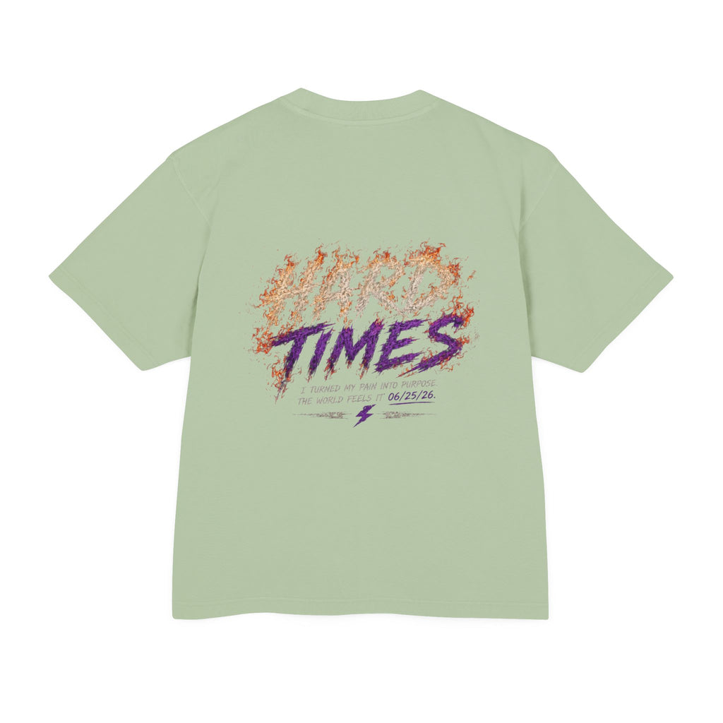 Hard Times Flame Logo Tee — Vintage Rock Graphic T-Shirt