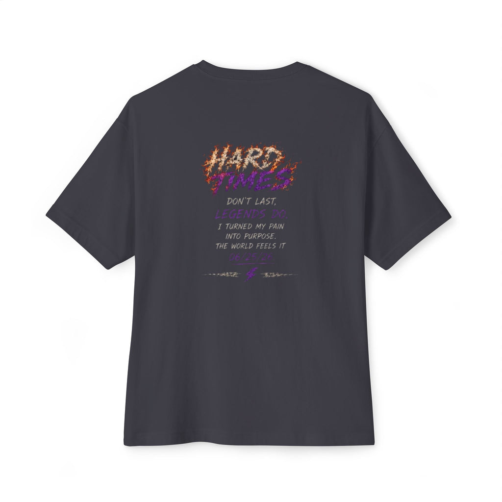 Hard Times Oversized Graphic Tee — T-Shirt