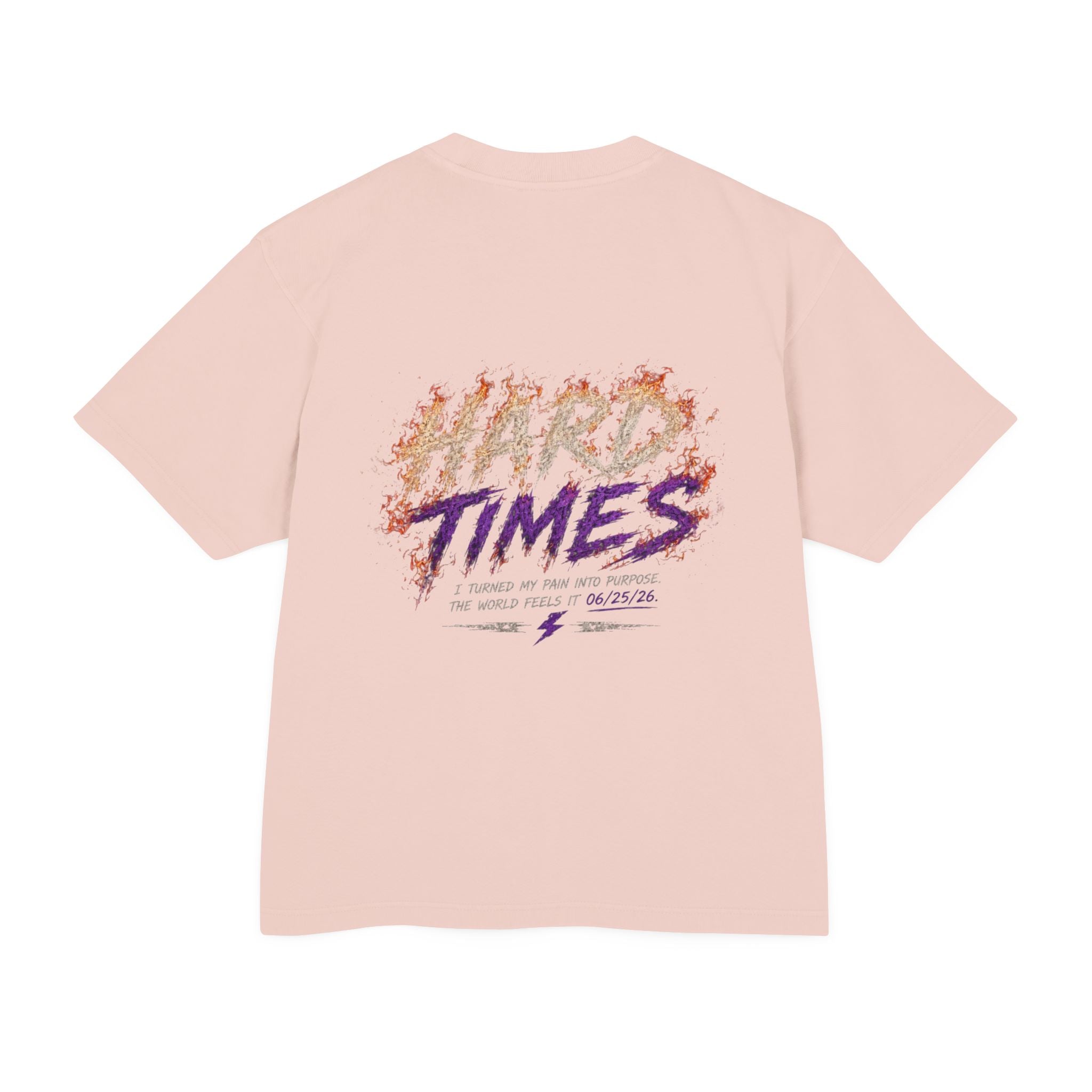 Hard Times Flame Logo Tee — Vintage Rock Graphic T-Shirt