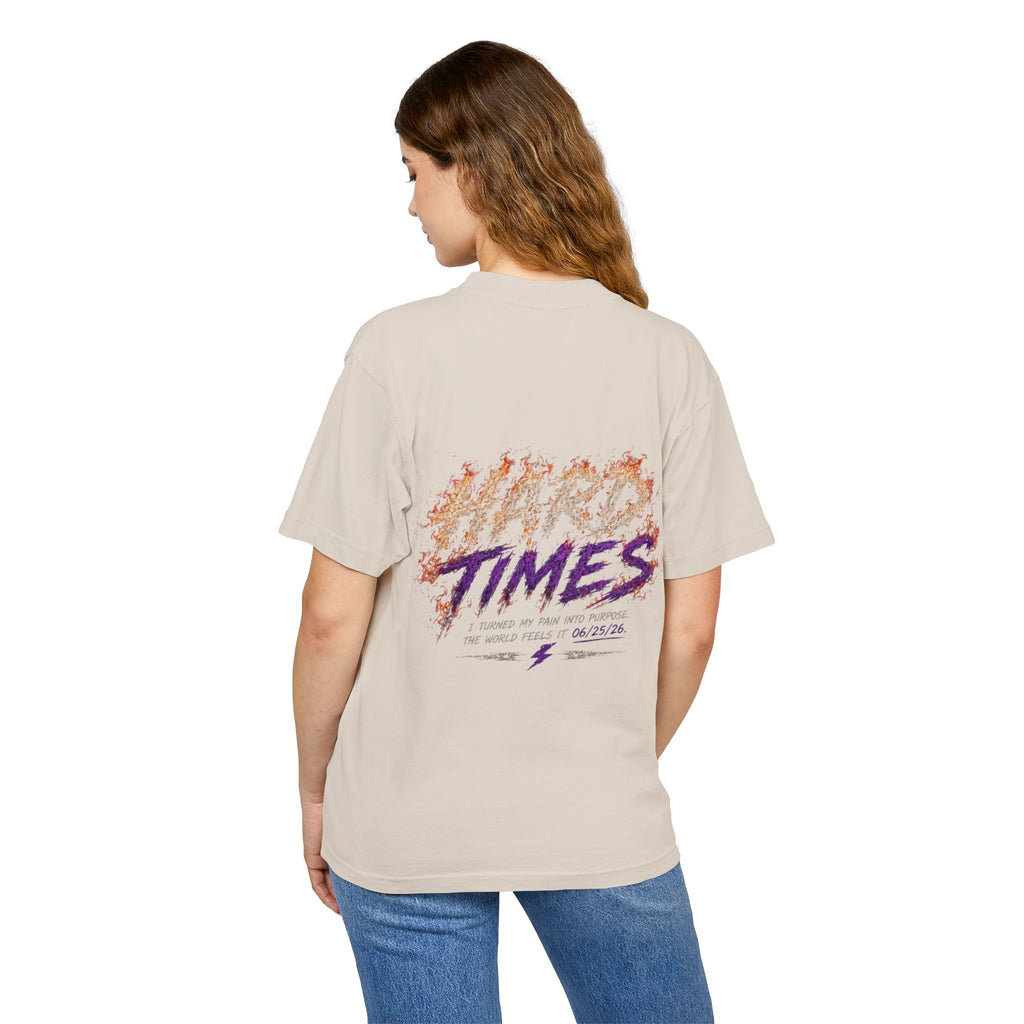 Hard Times Flame Logo Tee — Vintage Rock Graphic T-Shirt