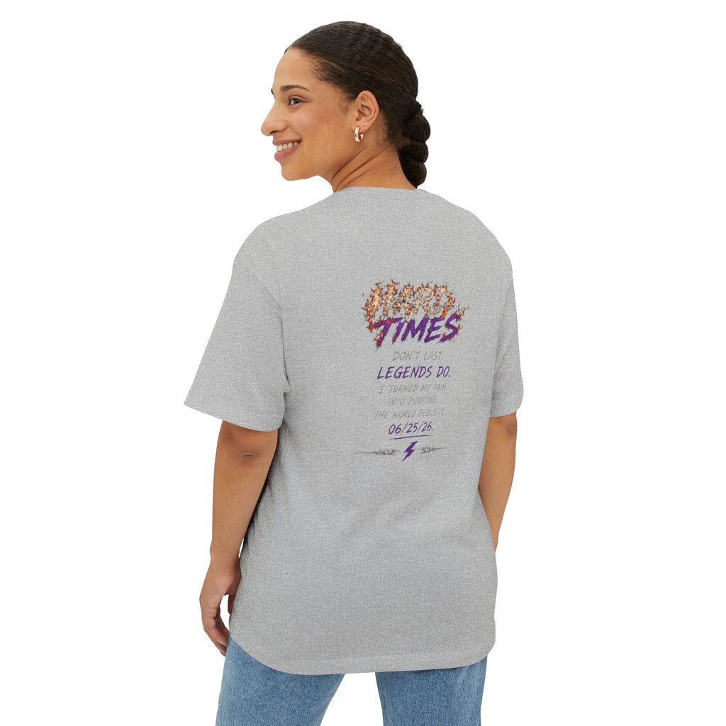 Hard Times Oversized Graphic Tee — T-Shirt