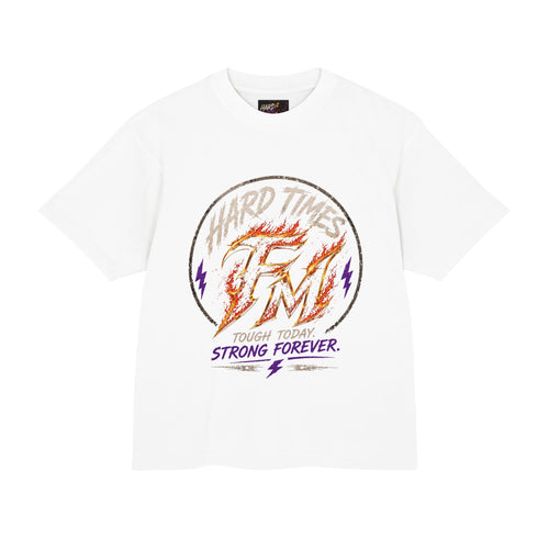 Hard Times Flame Logo Tee — Vintage Rock Graphic T-Shirt