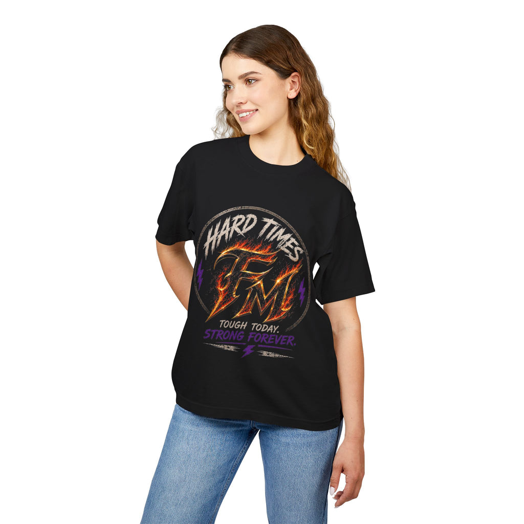 Hard Times Flame Logo Tee — Vintage Rock Graphic T-Shirt
