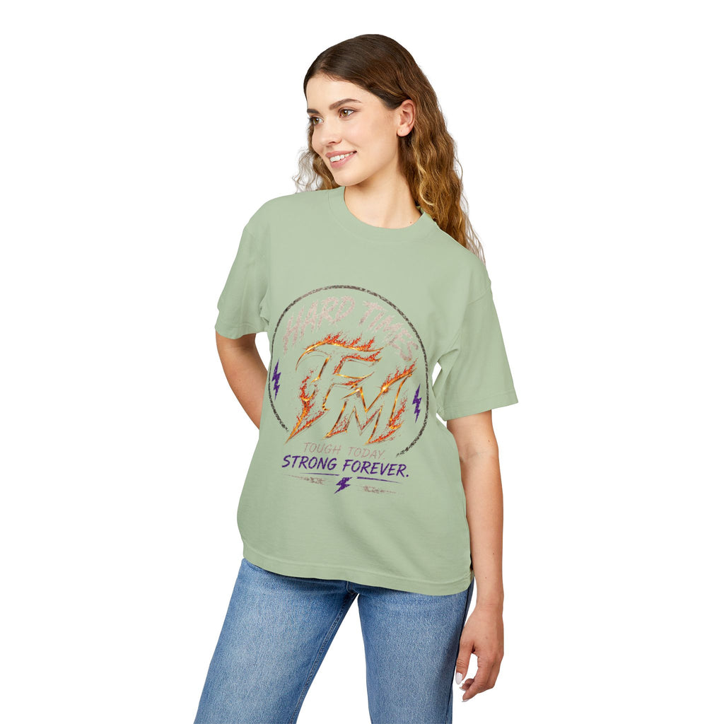 Hard Times Flame Logo Tee — Vintage Rock Graphic T-Shirt