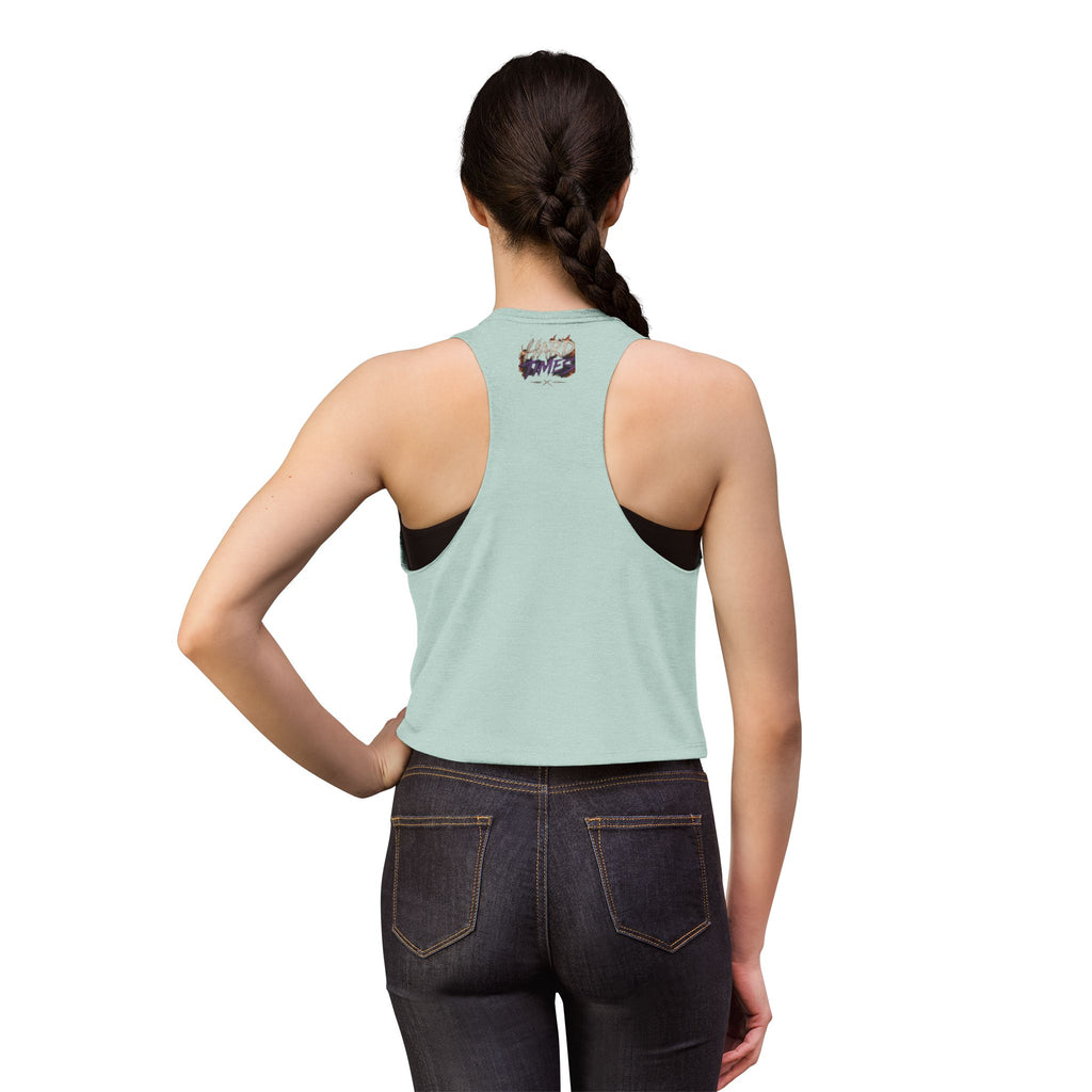 Hard Times Crop Top — Retro Grunge Graphic Women's Tank