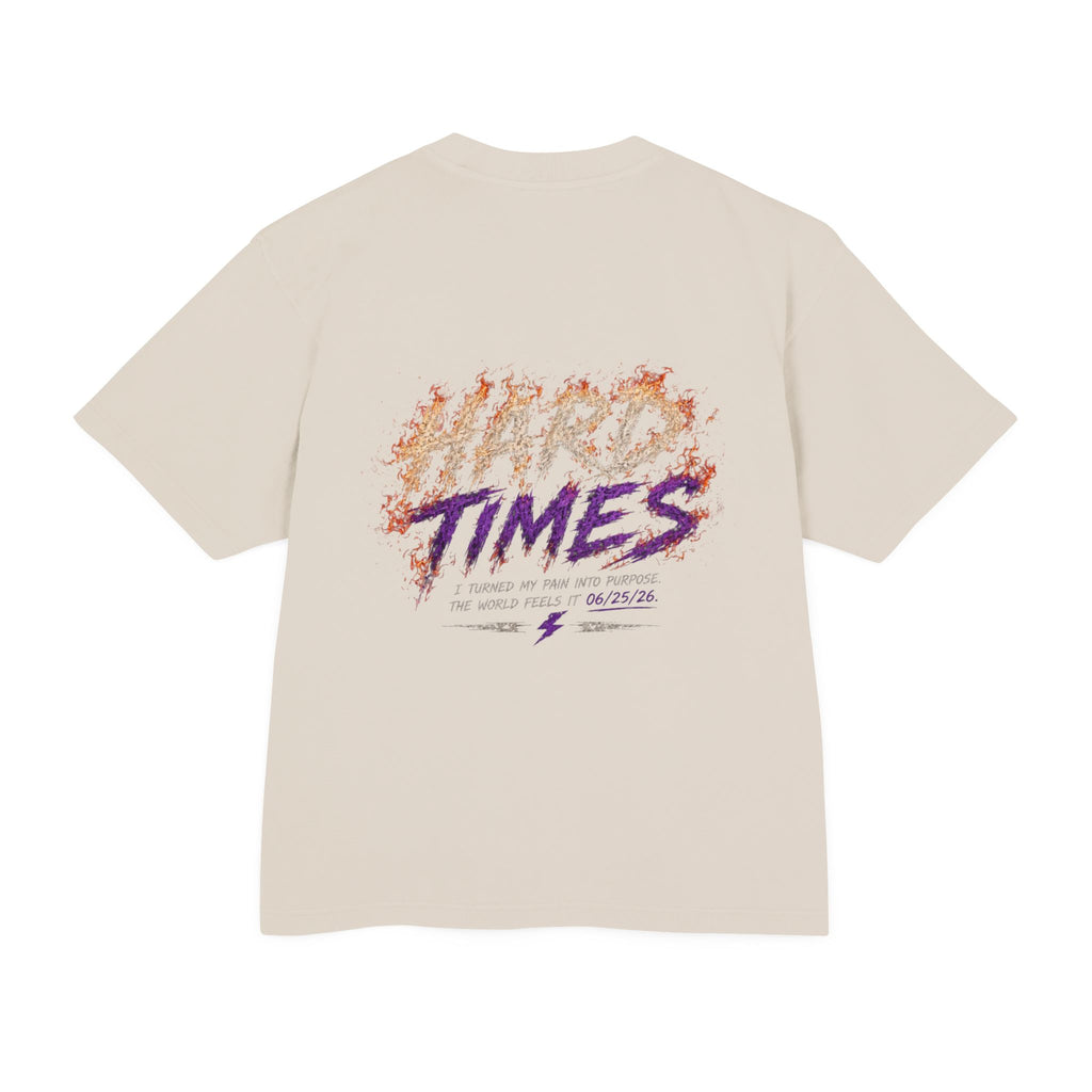 Hard Times Flame Logo Tee — Vintage Rock Graphic T-Shirt