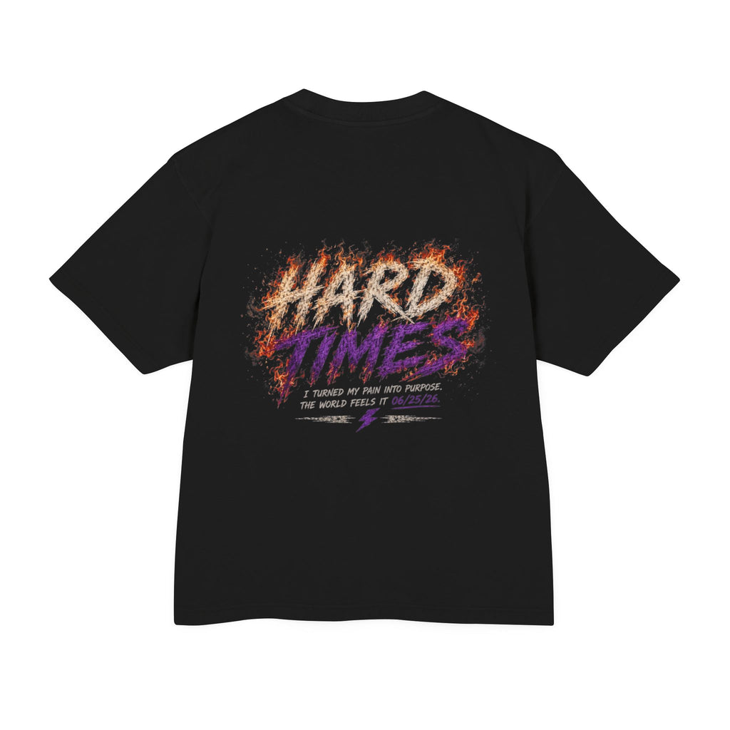 Hard Times Flame Logo Tee — Vintage Rock Graphic T-Shirt