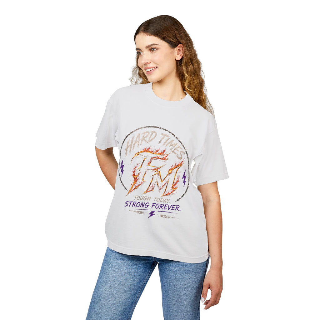 Hard Times Flame Logo Tee — Vintage Rock Graphic T-Shirt
