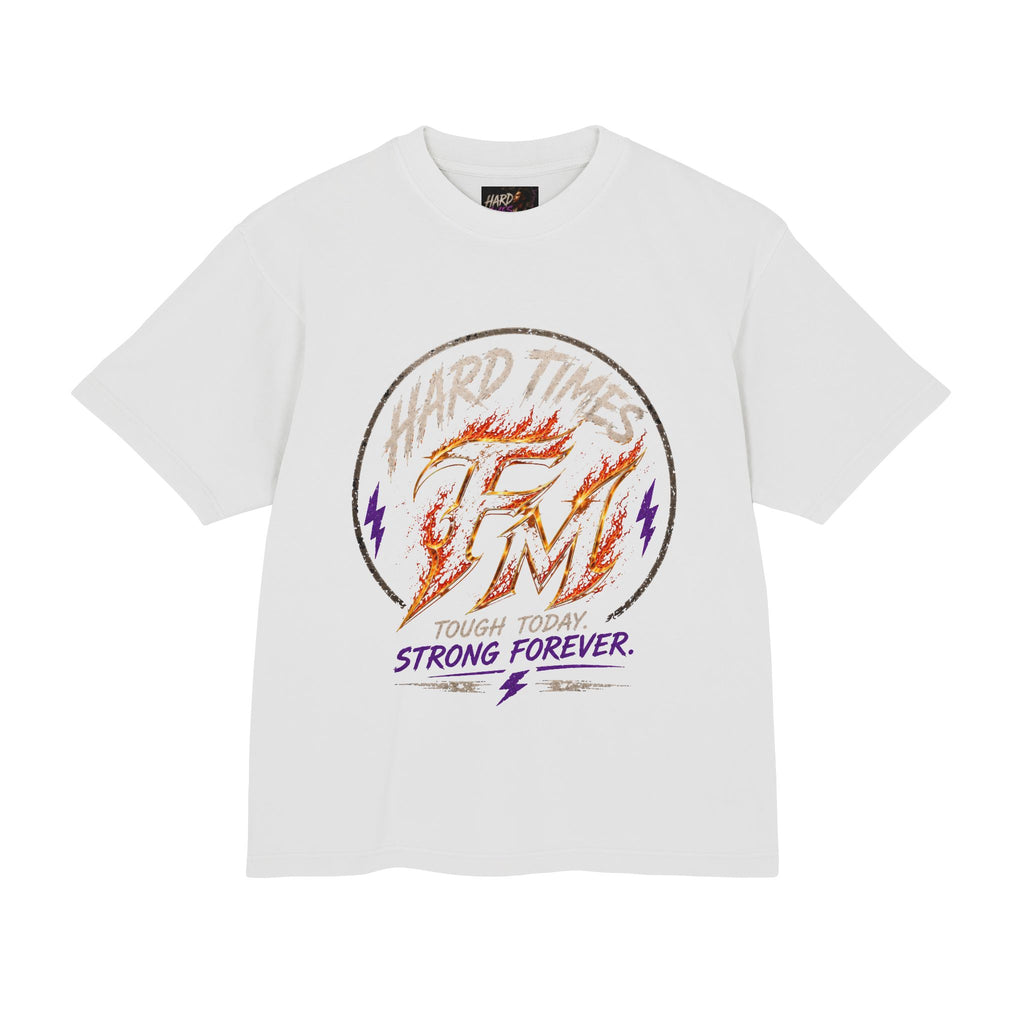 Hard Times Flame Logo Tee — Vintage Rock Graphic T-Shirt