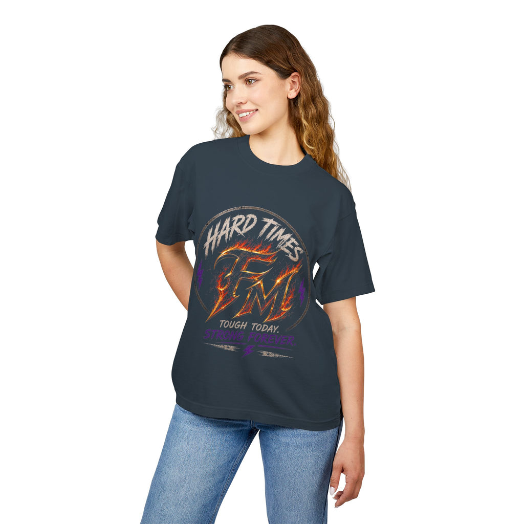 Hard Times Flame Logo Tee — Vintage Rock Graphic T-Shirt