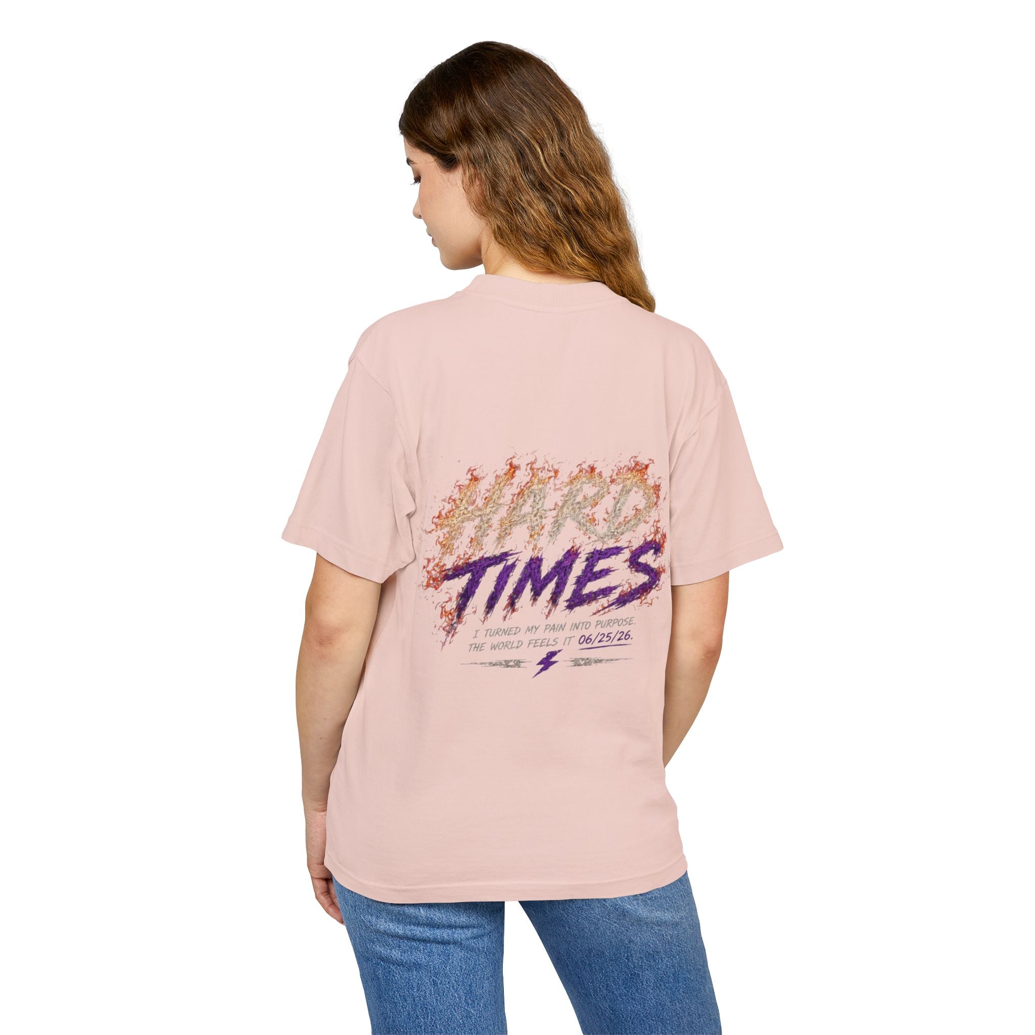 Hard Times Flame Logo Tee — Vintage Rock Graphic T-Shirt