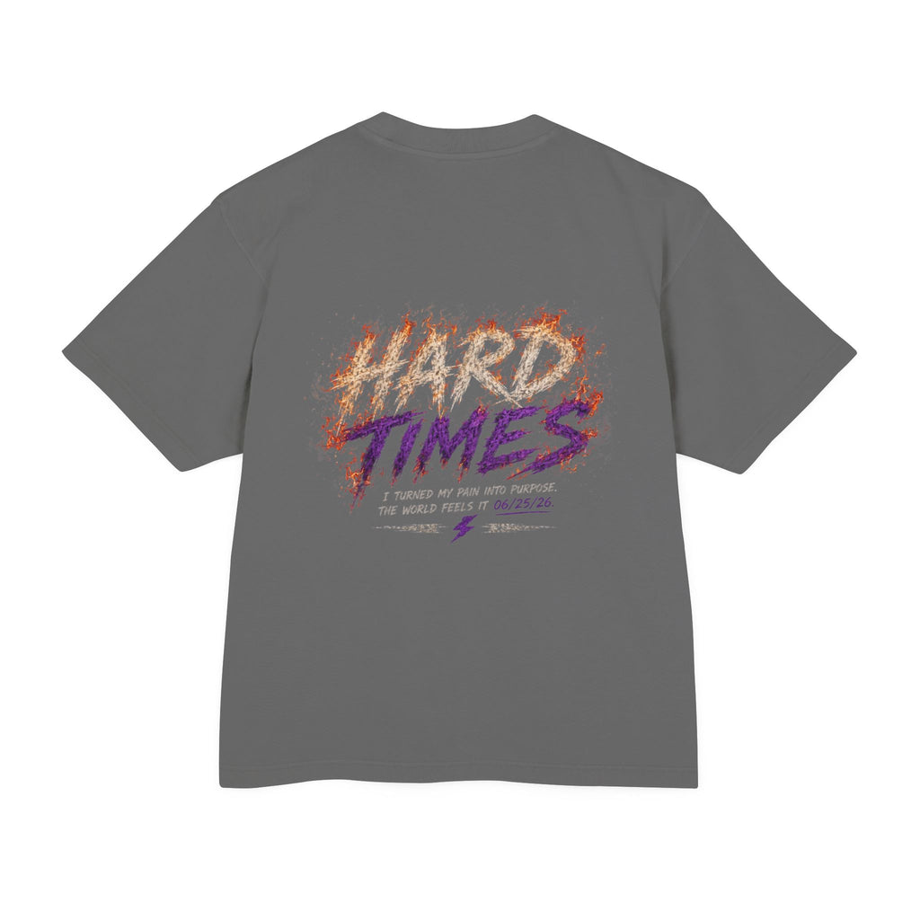 Hard Times Flame Logo Tee — Vintage Rock Graphic T-Shirt