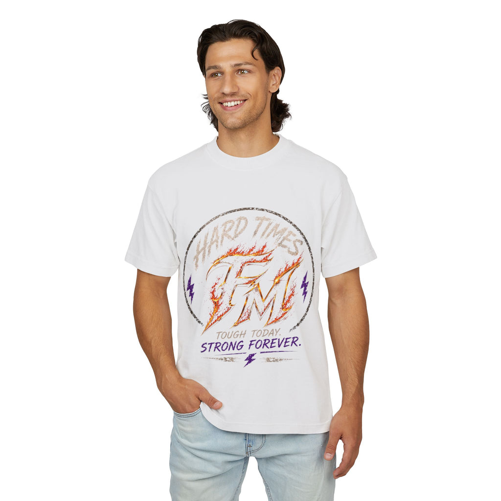 Hard Times Flame Logo Tee — Vintage Rock Graphic T-Shirt